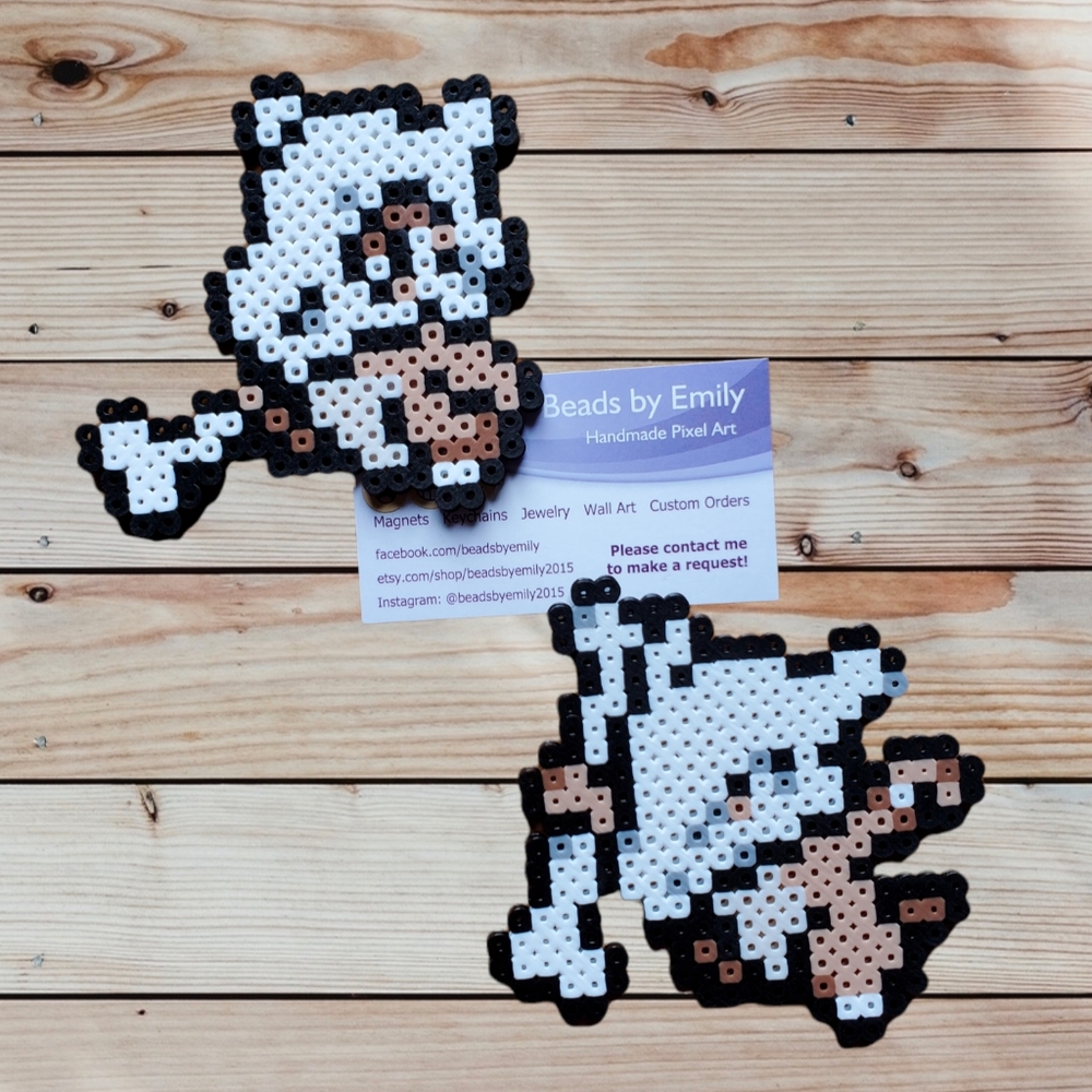 Cubone & Marowak Magnets - Handmade Pokemon Home Decor - Game Room